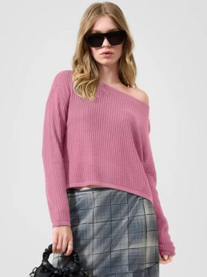2183467.4183 gynaikeia plekti mplouza se loose fit kai roz xroma s'oliver
