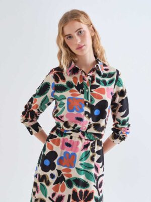 63C/12010 floral gynaikeio poukamiso compania fantastica fw26