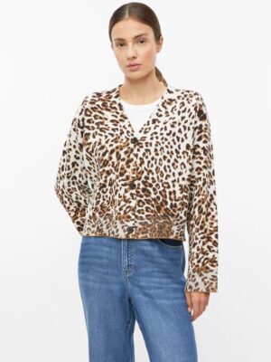 2180591 gynaikeia zaketa se animal print apoxrosh s'oliver