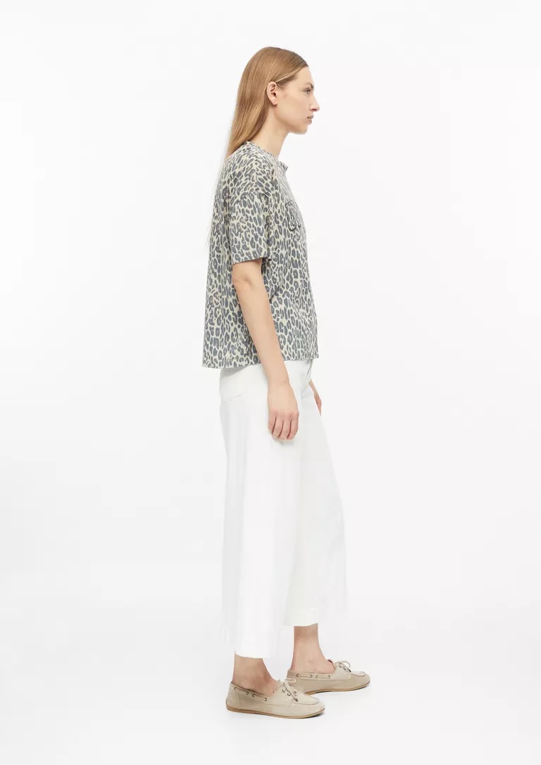 T-SHIRT S’OLIVER 2180632 gynaikeio oversized t-shirt leopard print s'oliver