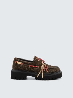 GWLB1.000.C0000L.C06D suede loafers replay gynaikeia