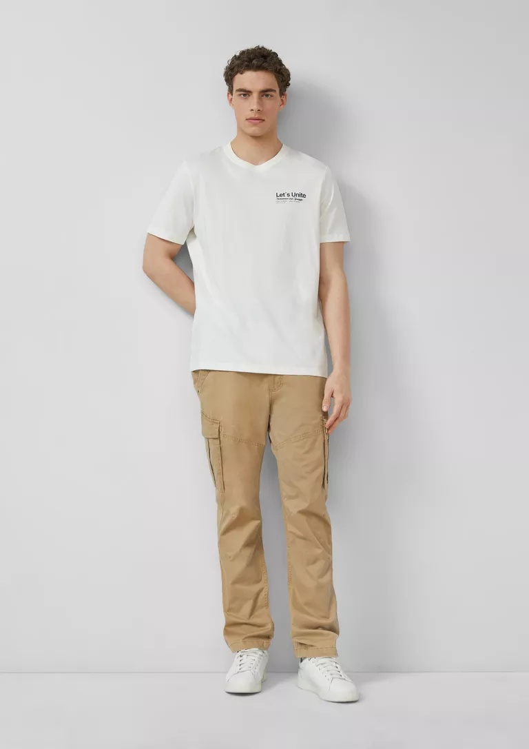 CARGO ΠΑΝΤΕΛΟΝΙ S’OLIVER: Regular Fit 2179210 andriko cargo panteloni s'oliver se regular fit kai kafe anoikto xroma