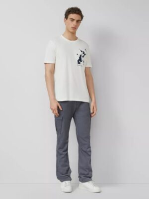 2179210 andriko cargo panteloni s'oliver se regular fit kai grey xroma
