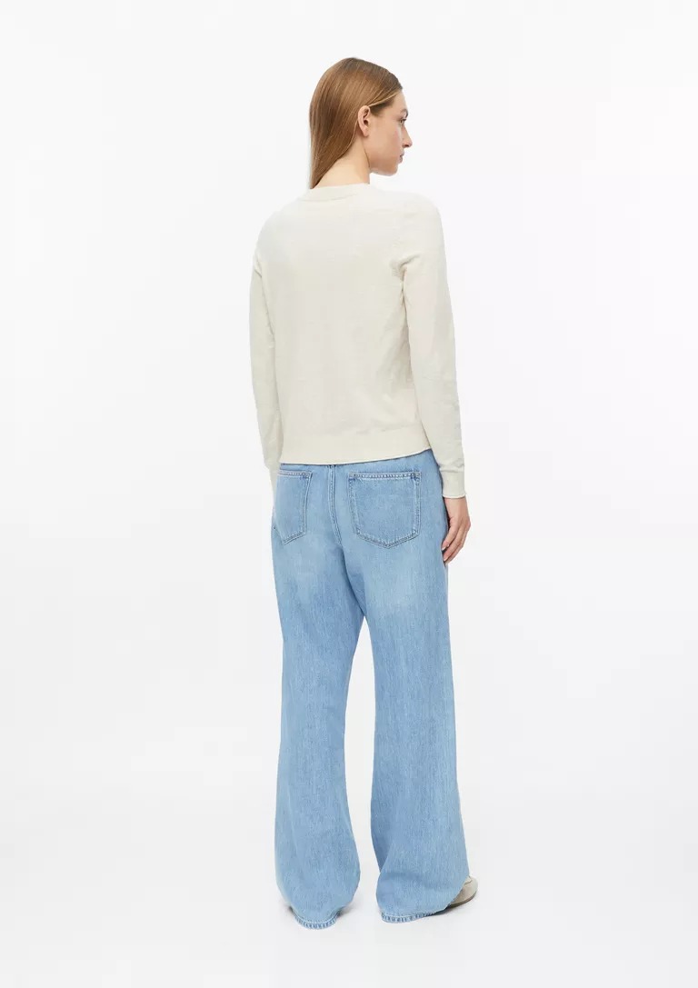 ΠΛΕΚΤΗ ΜΠΛΟΥΖΑ S’OLIVER: Slim Fit 2181351 gunaikeia lepti plekti blouza s'oliver se steni grammi ecru xroma