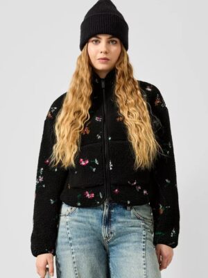2184455 teddy jacket with all over print s'oliver